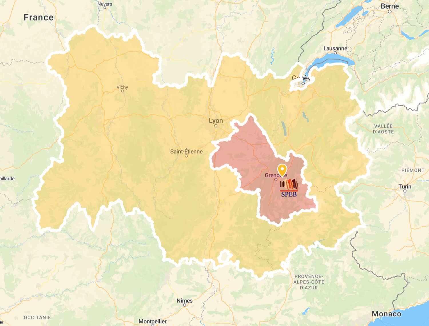 Zone de chalandise SPEB