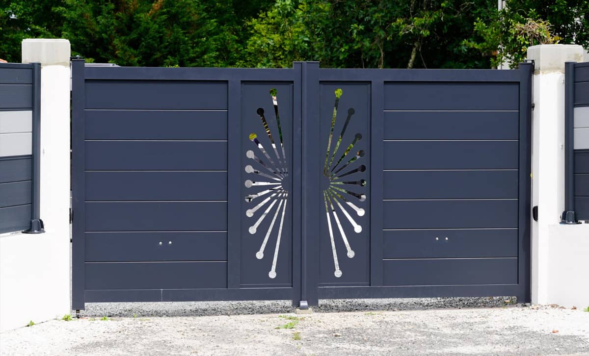 Portail en aluminium